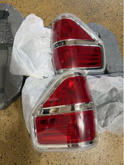 OEM Ford F-150 Chrome Tail Lights — Pair (Fits 2009-2014)