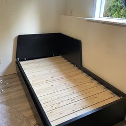 Modern Black Bed Frame 