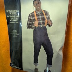 Neighborhood Nerd Kit Adult Costume - NEW