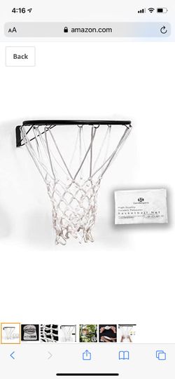 Gains Basketball net, Suitable for Every Weather, Both Indoor and Outdoor, Heavy Duty Basketball net, Basketball net for 12 Basketball Hoops, Basketb