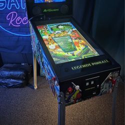Retro Legends Virtual Pinball Machine With Over 15,000 Video Games 