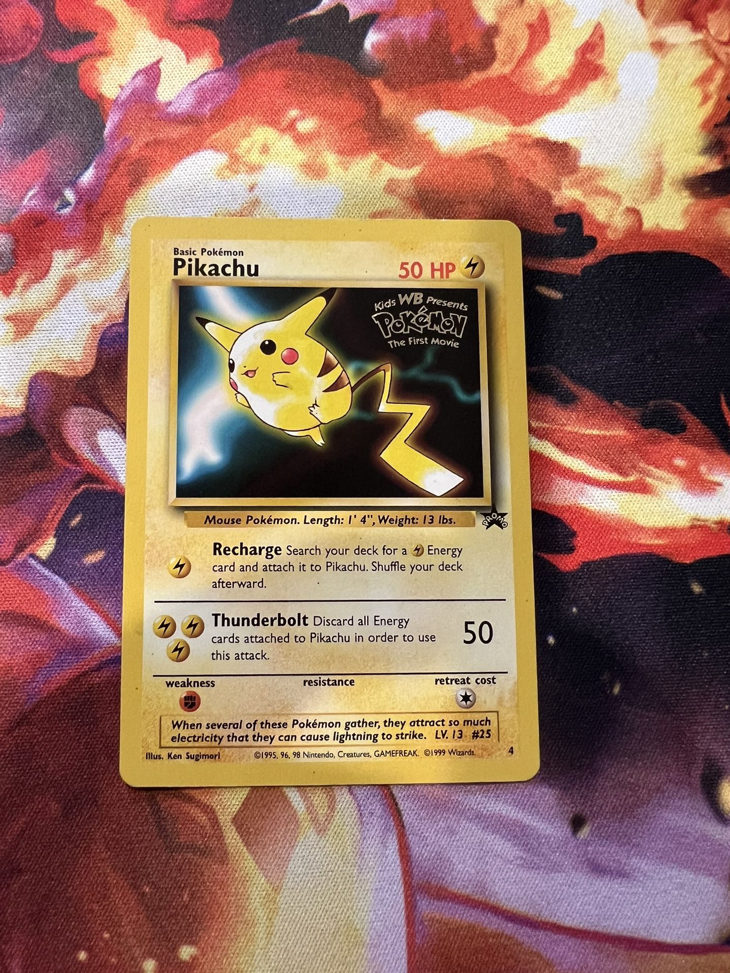 Pikachu Wotc Promo WB Stamp