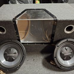 Kenwood Subwoofer,SPL Amplifier And Speaker Box,$200