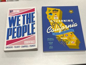 Governing California 10E/ We the People 15th