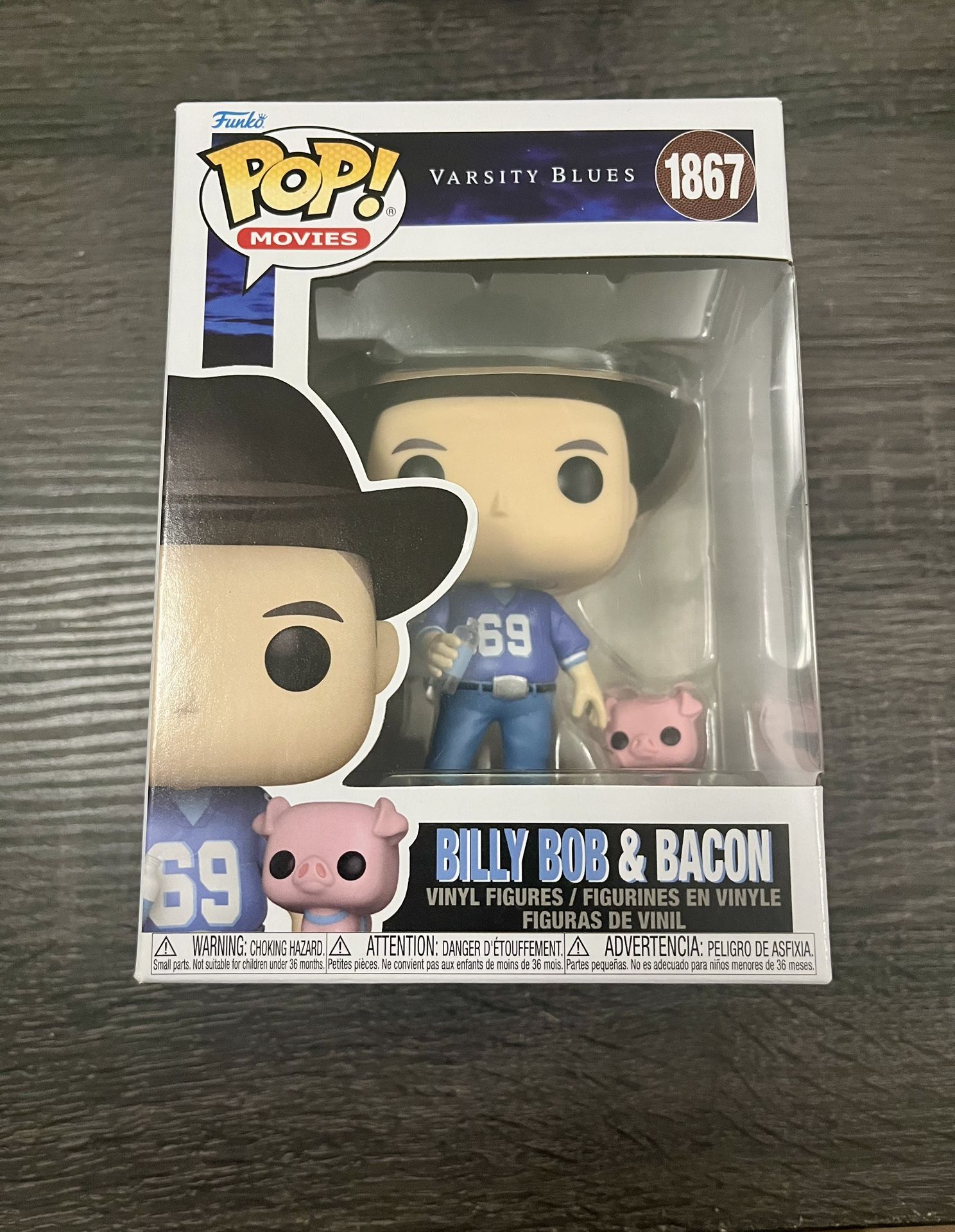 Funko Pop #1867 Billie Bob & Bacon Friday Night Lights