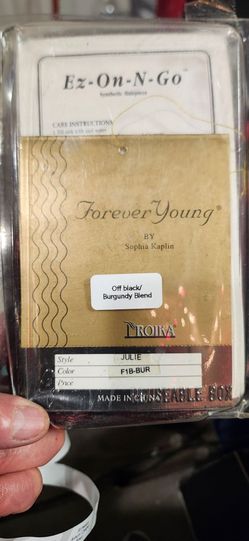3 available Forever Young Ez-On-N-Go Synthetic Hairpiece Julie