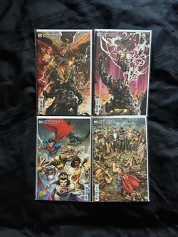 DC Justice League (2021) 60 61 62 63 Variant Set Lot Bendis NM/VF