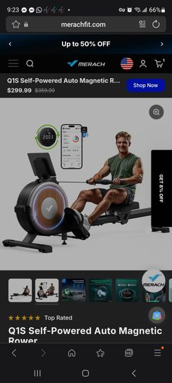 Merach Q1S magnetic rowing machine