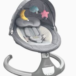 Jool Baby Nova Swing for Newborns - Electric Motorized Infant Swing, Bluetooth Music, 10 Preset Melodies, Remote