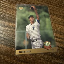 1993 Upper Deck Derek Jeter Rookie Baseball Card New York Yankees Legend HOF 