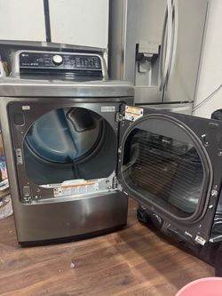 LG Front-Load Dryer Graphite Steel