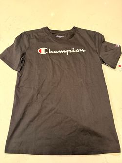 Boys Black Champion T-Shirt