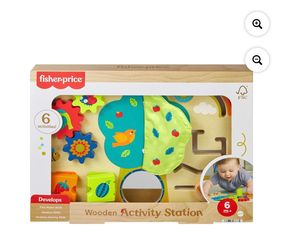 Fisher price wooden activity center