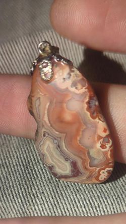 Natural Mexico Agate Pendant