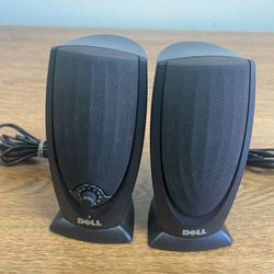 Dell USB Desktop Computer Speakers – Black (Set of 2)