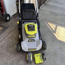 RYOBI 40V HP Brushless 21 in. Cordless Battery Walk Behind Self-Propelled Lawn Mower with (1) 6.0 Ah