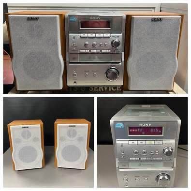 Sony HCD-EP707 Micro Hi-Fi Component CD Stereo System Cassette w Remote. CD NOT Working. Cassette and tuner work.