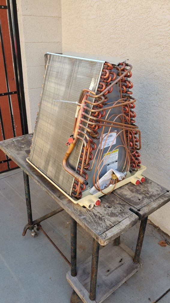 Copper air conditioning evap coil