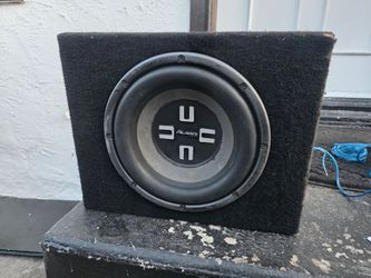 10" almani sub , small lil bass
