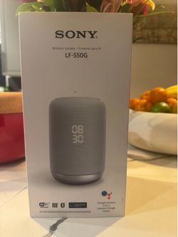 Sony LF-s50g wireless smart speaker with google