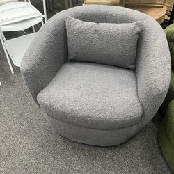 NEW Chair,Swivel Barrel Armchair with Storage