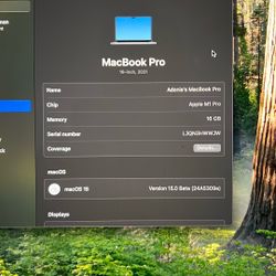 16 Inch M1 MacBook Pro With Protective Case