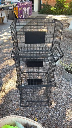 1pc 3tier stackable wire baskets