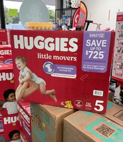 Huggies Size 5 Count 132 $49.99