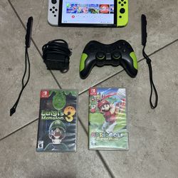 Nintendo Switch OLED w/Free Accessories  (Ave J Pickup)