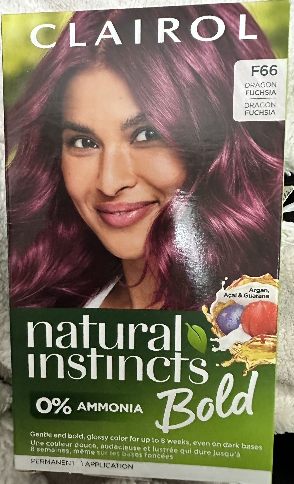 Clairol Natural Instincts Bold - Dragon Fuchsia (New Unopened Box)