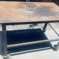 30”x48” Heavy Duty Workbench On Caste