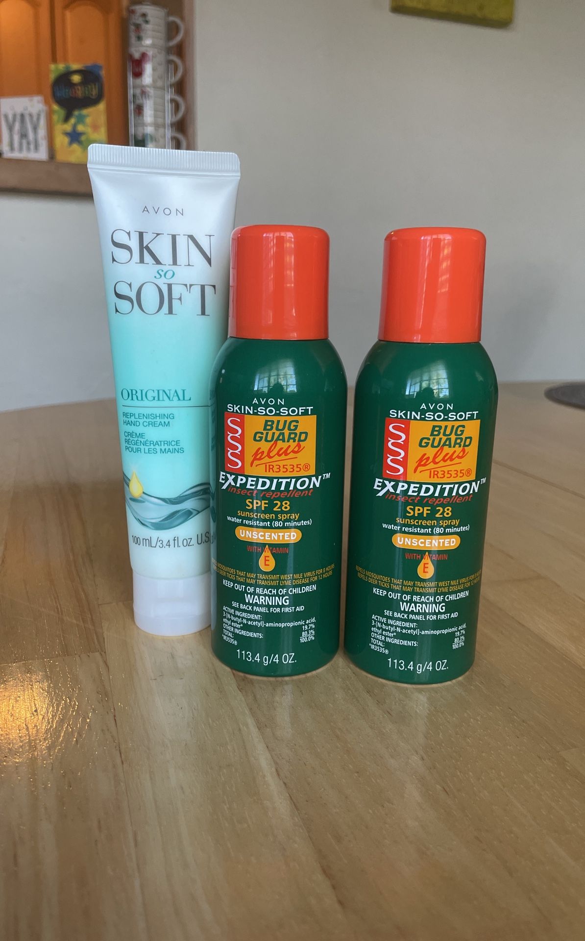 Skin So Soft Replenishing Hand Cream & SPF28 Bug Guard Plus