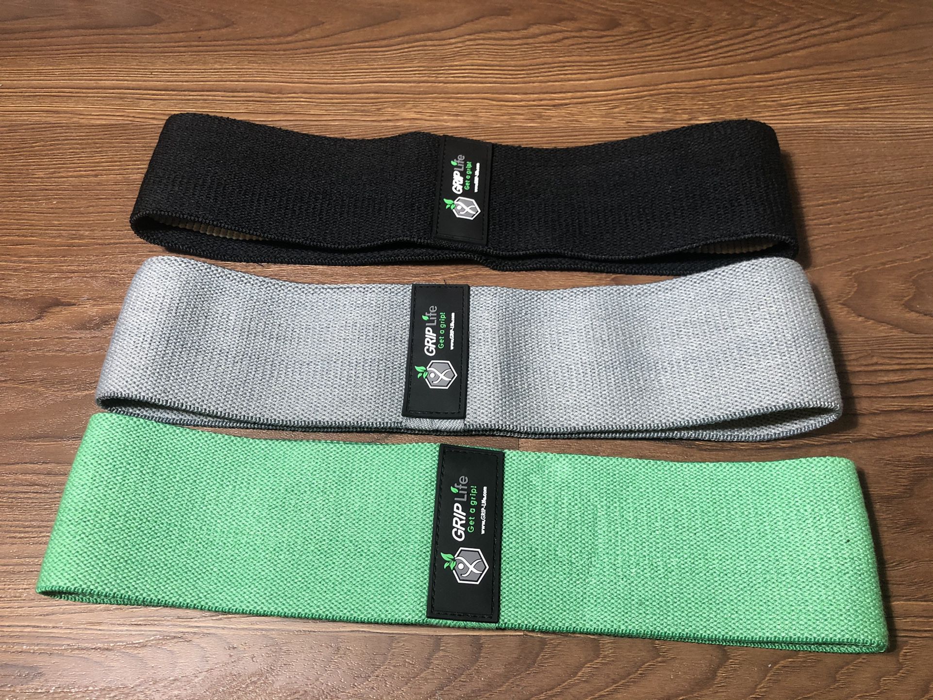 PREMIUM GRIP Life Hip Booty Bands Fabric Resistance Bands for Gym Home Workout (Set of 3)