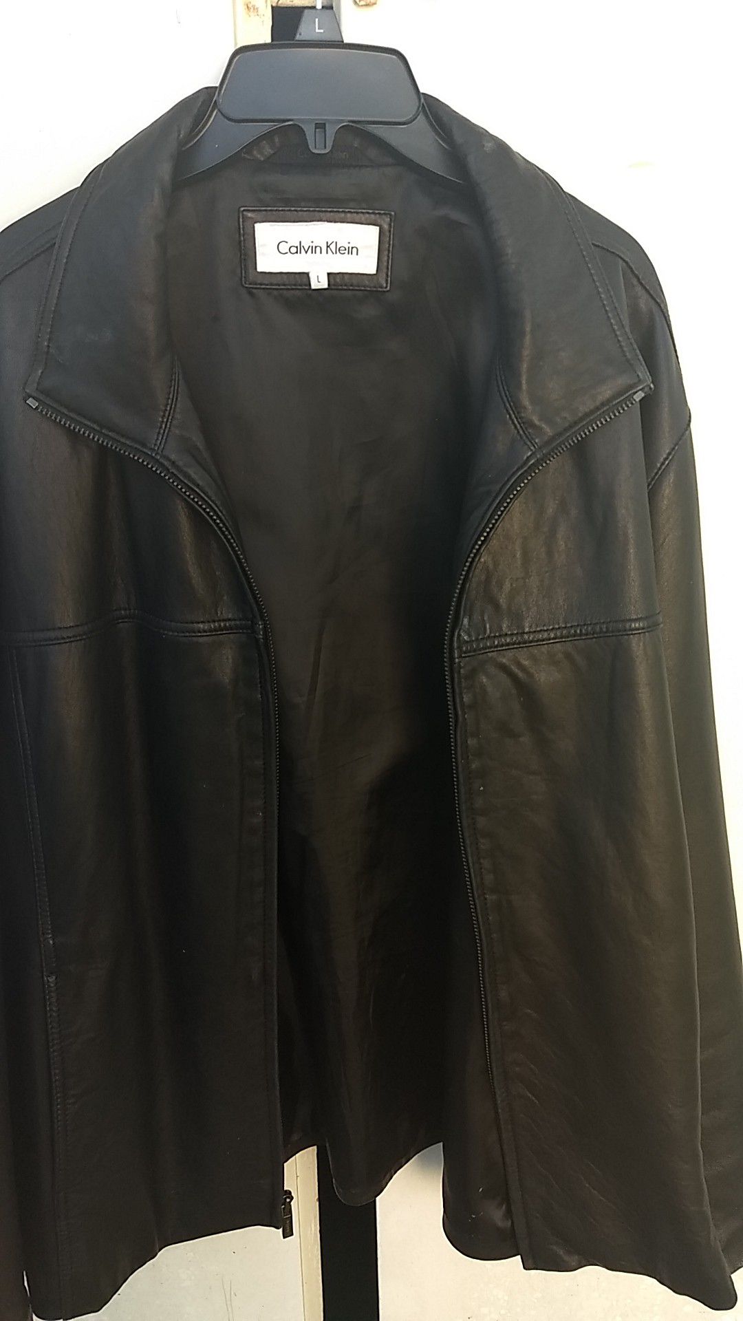 Calvin Klein Men's Leather Jacket