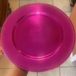 Pink Charger Plate 