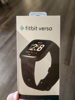 Fitbit Versa Smart Watch, Black (S & L Bands Included)