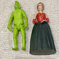 2000 Playmates  Grinch How The Grinch Stole Christmas Figure & Martha May 