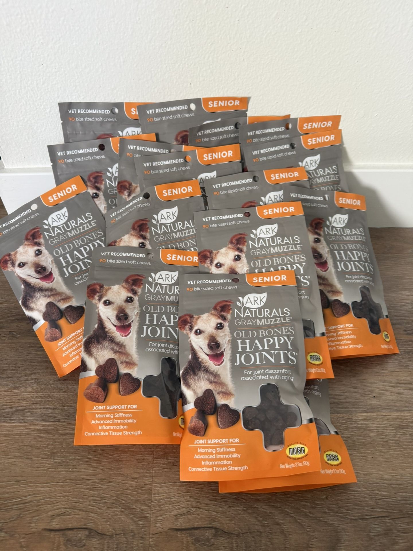 Ark Naturals Graymuzzle Old Bones Happy Joints - NEW senior dog treats