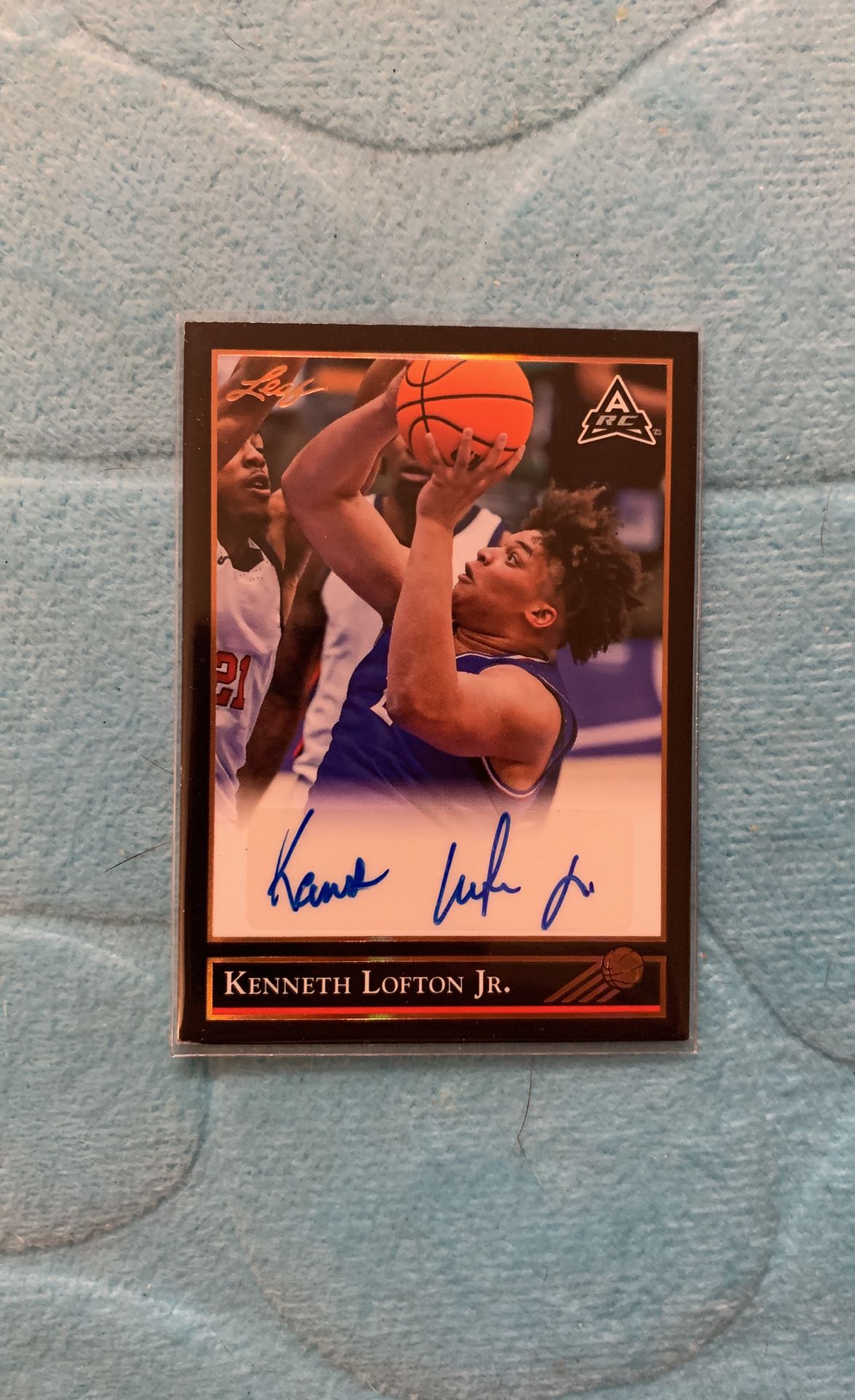 2022 Leaf Autographed Kenneth Lofton Jr Rookie Card #BG-KL1