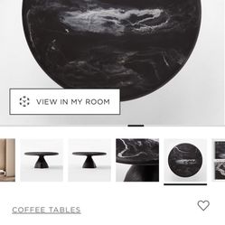 CB2 Marble 35” Coffee Table