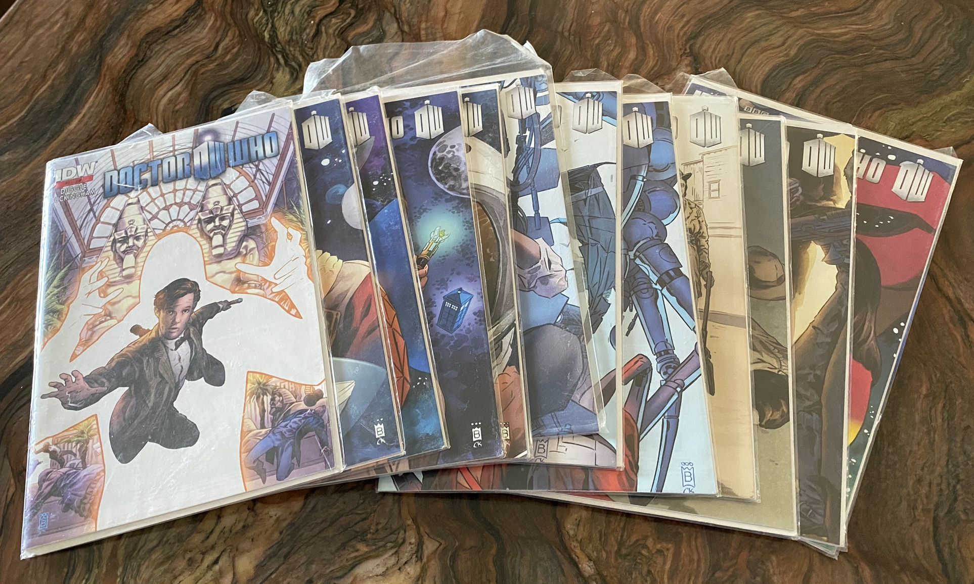 Various Doctor Who Eleventh Doctor Comics (total of 12)