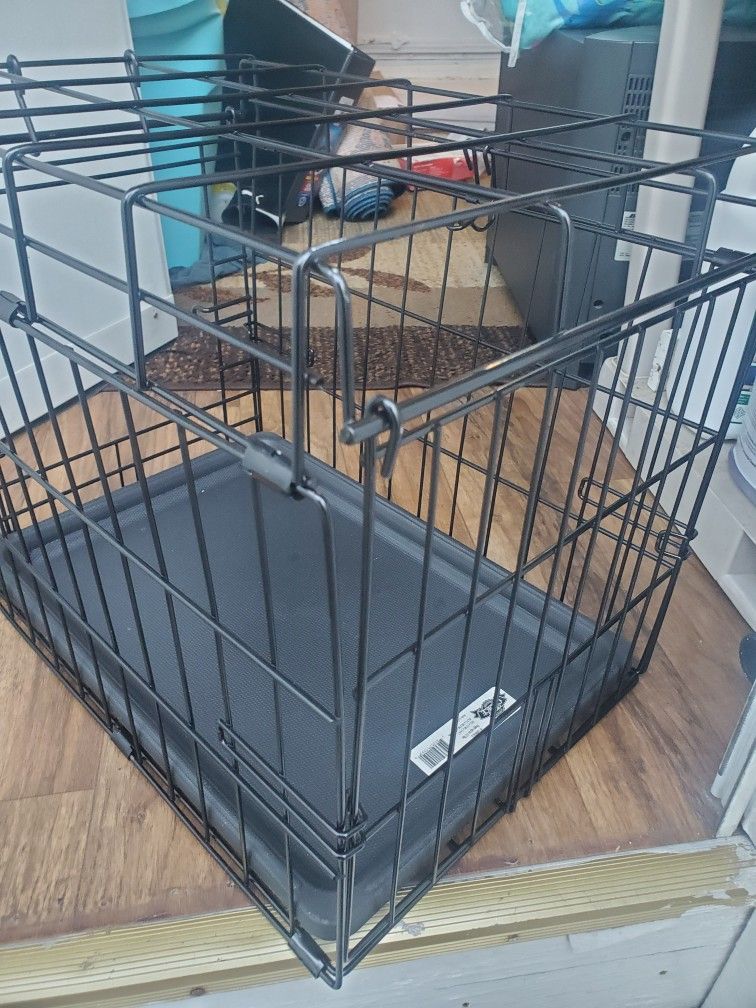 Grreat Choice Wire Dog Crate size: 18"L x 12"W x 14"H, Black