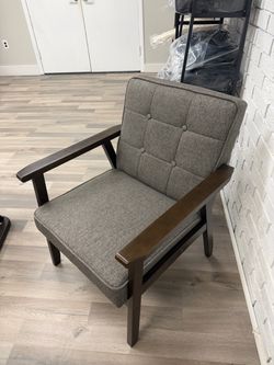 Mid-Century Modern Accent Chair and table