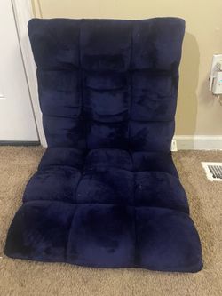 Navy  Suede adjustable cushion