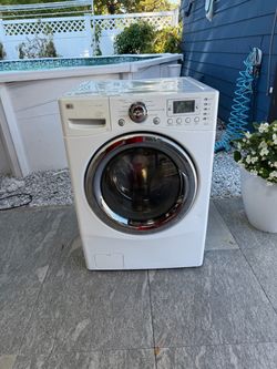 LG washer 4.5 cubic feet working perfect clean one receipt for 90 days warranty