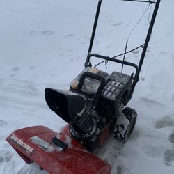 MTD two-stage snow blower