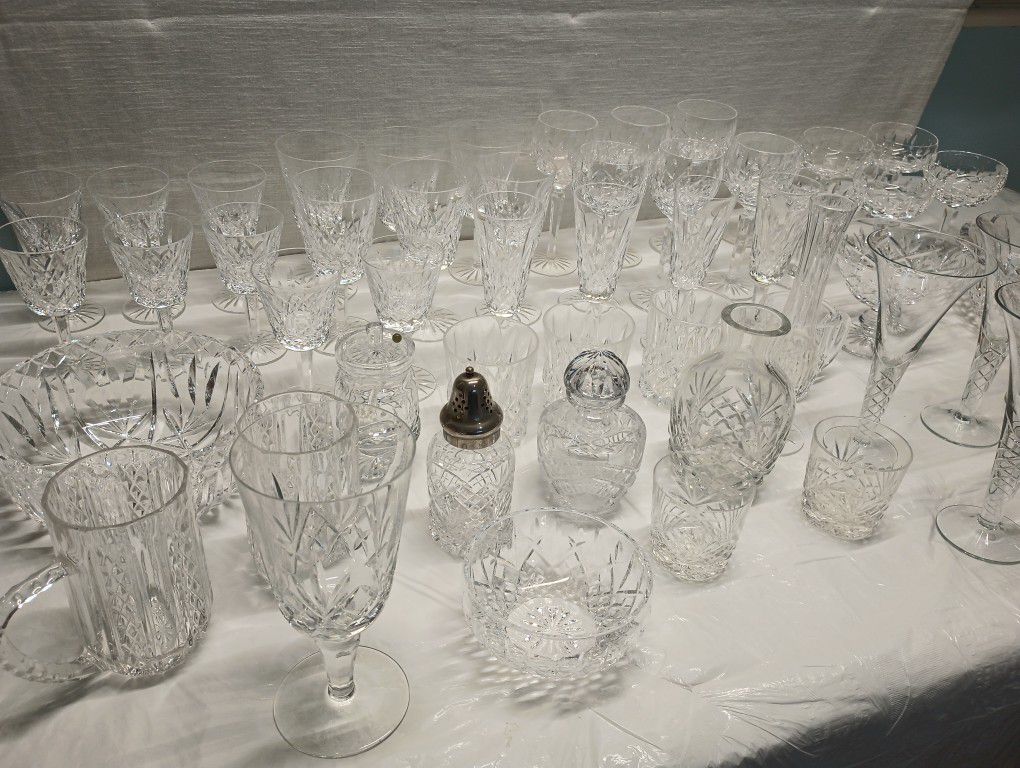 Waterford Crystal Lot (over 60 Pieces)
