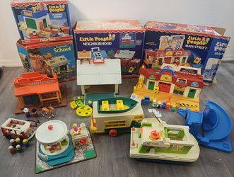 Large Vintage Fisher Price Lot!!