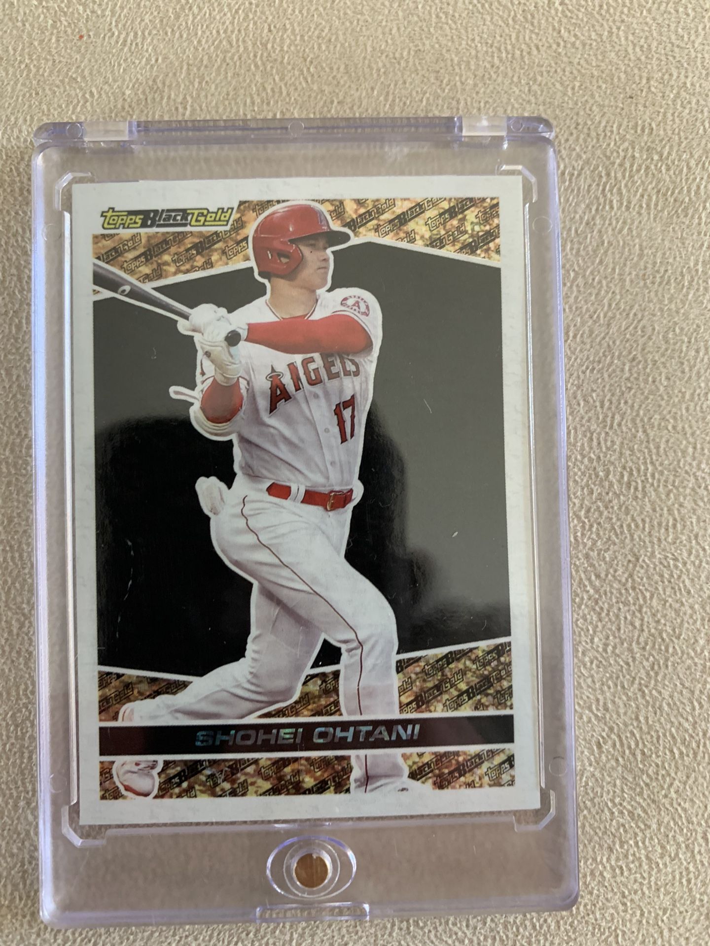 Shohei Obtain Topps Black And Gold Card