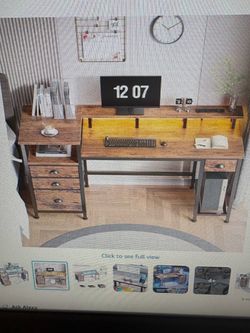 Computer Desk - Brown